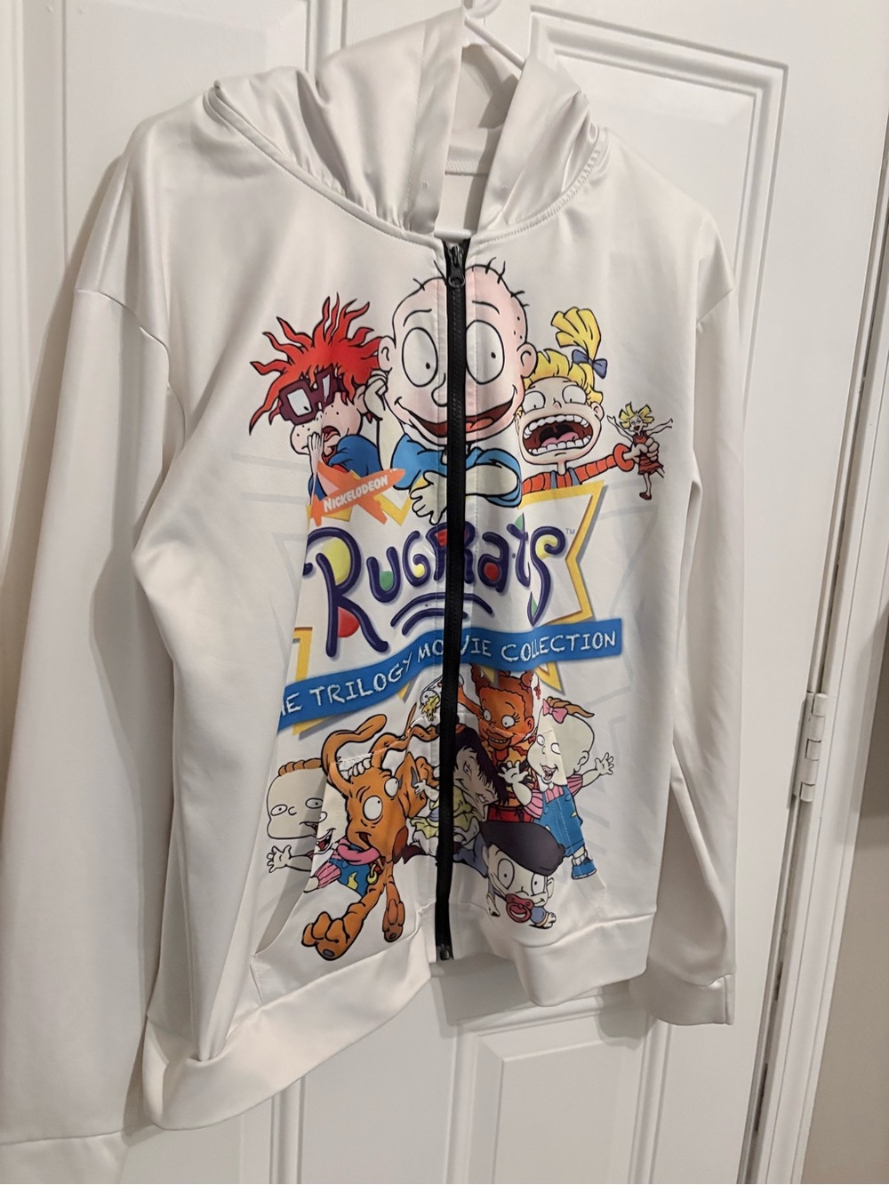 Nickelodeon White Rugrats Graphic Zip Hoodie